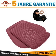 Universal Auto Sitzauflage Vorne Hinten Sitzkissen Sitzbezüge Sitzmatte PU DE