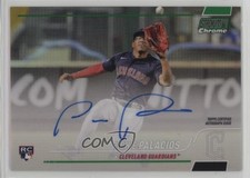 2022 Topps Stadium Club Chrome Green Refractor 14/99 Richie Palacios Auto 0rd2