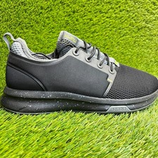 Kuru Atom Mens Size 11E Black Gray Athletic Running Walking Shoes Sneakers