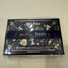 Harry Potter Tully's Coffee Playing Cards Black & Gold PVC New jj1