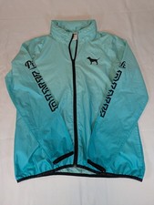 Victoria  s Secret Pink Anorak Blue Ombre XS/S Windbreaker Bright Hooded Zipper