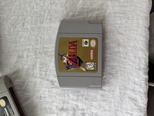 Legend of Zelda Ocarina of Time GOLD Collector's Edition Nintendo 64 N64 Tested