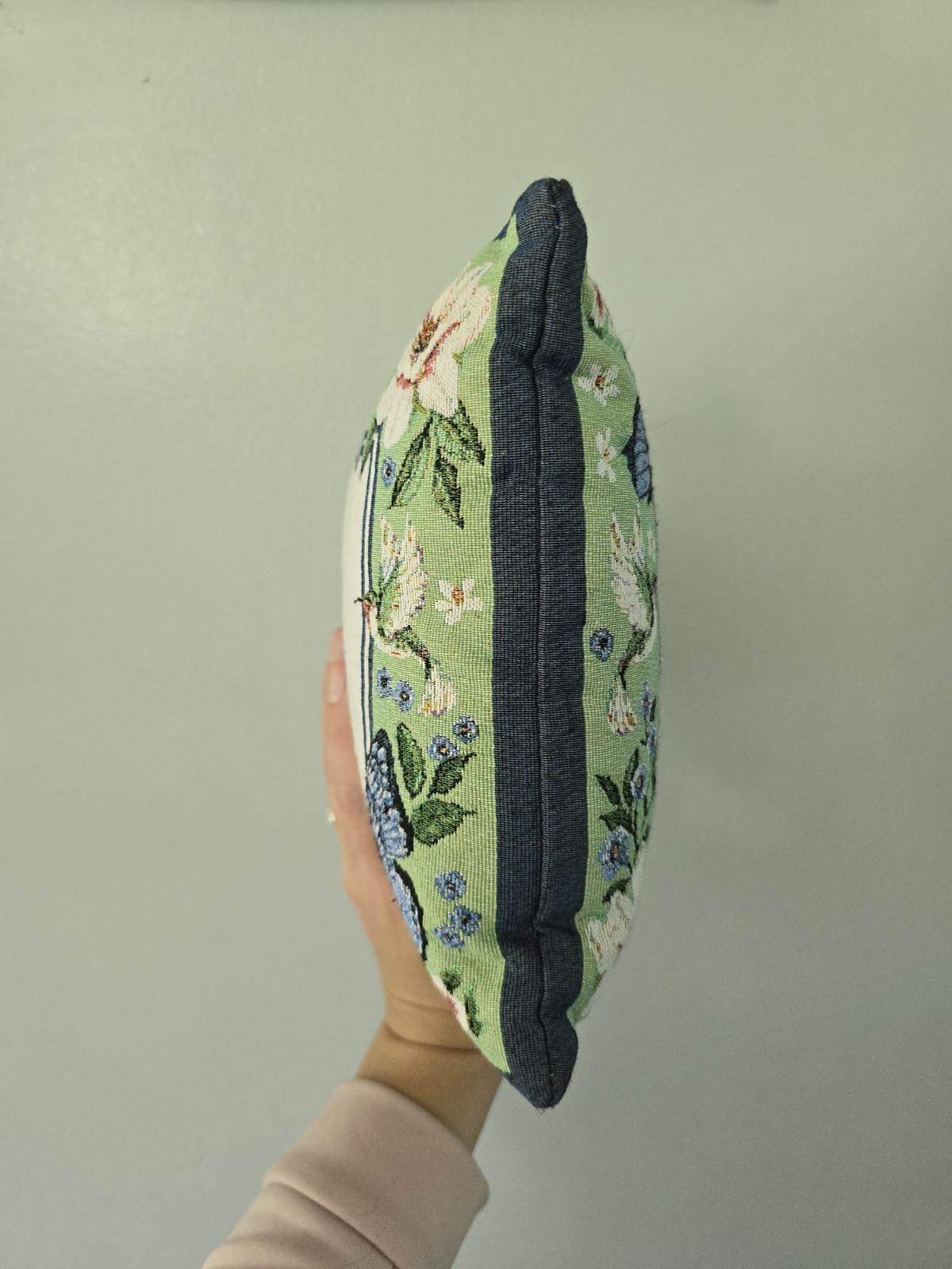 Collections Etc My Sister My Friend Tapestry Weave Throw Pillow Floral Small