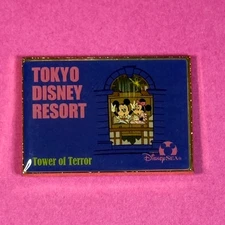 Tokyo Disney Resort TDR Attraction Postcard Series Tower of Terror