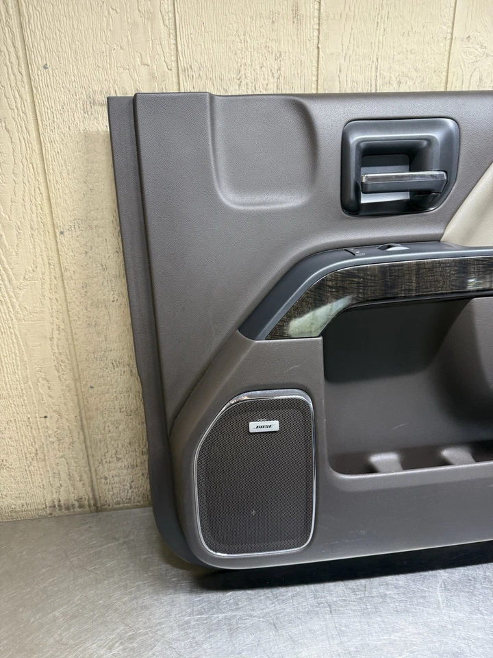 GMC SIERRA 1500 2014-2018 Denali pasajero panel de puerta delantera OEM Foto 2 de 4