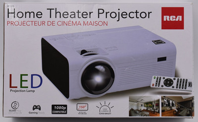 RCA RPJ119 Theater Portable Projector 150 in Home Video New in box