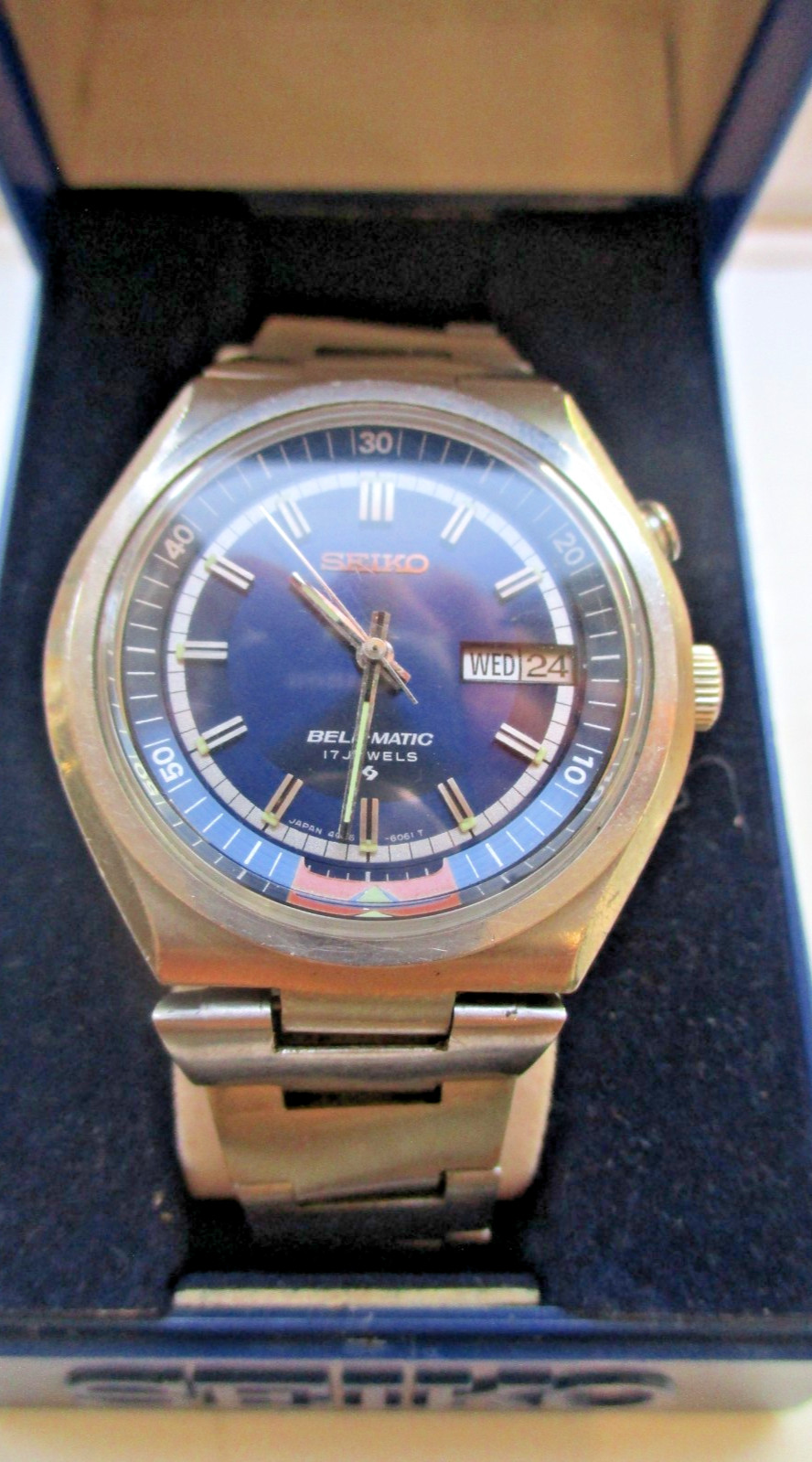 Vintage Seiko Bell-Matic 4006-6040 Gent's Watch In Excellent Working Order image 5
