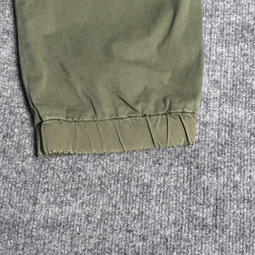 Uniqlo Pants Mens XL Olive Green Slim Stretch Chino Jogger Hem Casual Streetwear - Picture 5 of 12