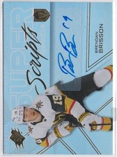 2024-25 24-25 Upper Deck SPx Super Scripts Auto Brendan Brisson RC