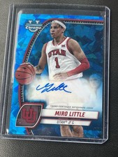 Miro Little RC 2024-25 Bowman Chrome University Sapphire Auto Rookie Card #79