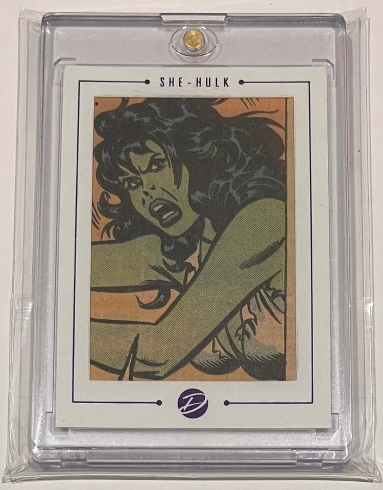 MARVEL COMIC CUT - 2014 - DANGEROUS DIVAS S2 - SS2 - 10/27 - SHE-HULK - SSH #2 - Image 3 of 4