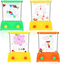 4 Pieces Water Games Handheld Water Ring Toss Handheld Game Mini Retro Games Pas