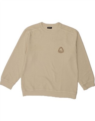 LERROS Mens Sweatshirt Jumper XL Beige Cotton BB11