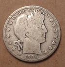 1906 S    BARBER HALF DOLLAR