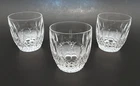 SET 3 WATERFORD Crystal  "COLLEEN" Cut Glass 3.5" Old Fashioned Whiskey Tumblers