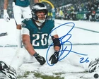 Saquon Barkley Autographed Signed Philadelphia Eagles 8x10 Photo with COA/Holo