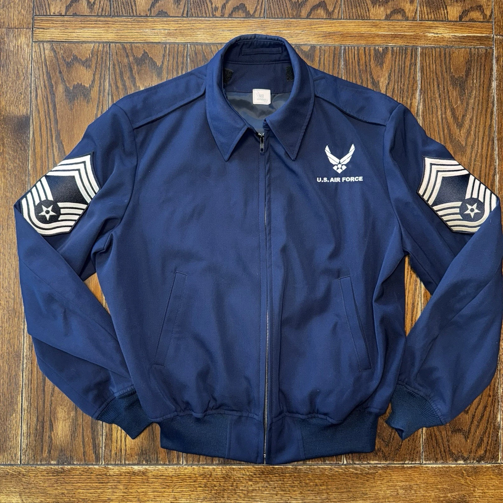Vintage DSCP Military Jacket Size 44 Regular US Air Force Blue