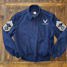 Vintage DSCP Military Jacket Size 44 Regular US Air Force Blue