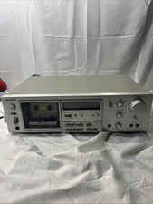 Vintage Sony Cassette Deck Player Recorder Tapecorder TC-K61 Silver Works Great