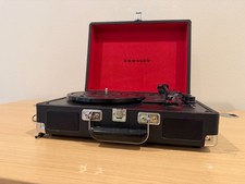 Crosley CR8005DBK Cruiser Deluxe 3-Speed Turntable - Black