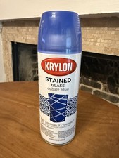 KRYLON STAINED GLASS Spray Paint Cobalt Blue 11.5oz Translucent Indoor