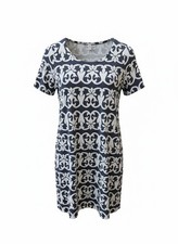 Loft Short Sleeve Summer Dress Size Petite Medium sku273