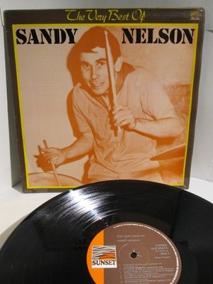 Drumming -The Very Best of Sandy Nelson - UK Sunset 1976 vg+/ex