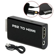 PS2 to HDMI Converter 1080P Full HD Adapter with 3.5mm Audio for PlayStation 2