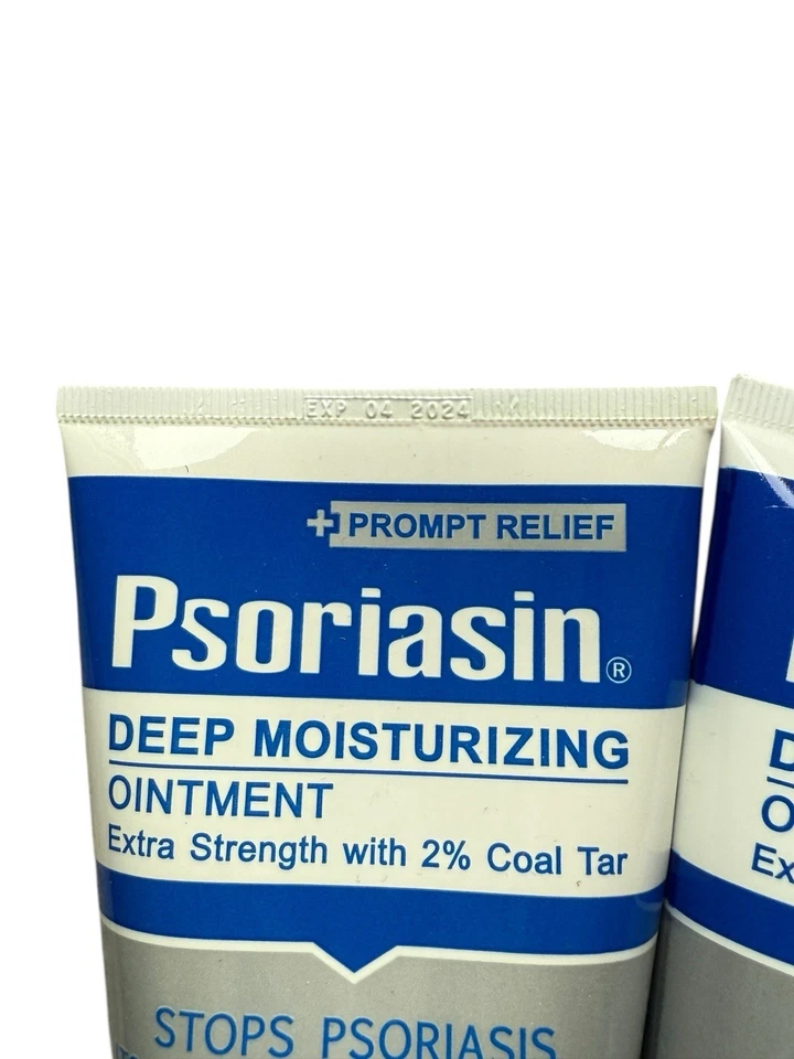 Nova pomada hidratante profunda de psoriasina para psoríase x3 4,2 oz LEIA a descrição - Imagem 3 de 4