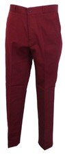 Relco Burgundy 60S 70S Retro Mod Vintage Sta Press Trousers