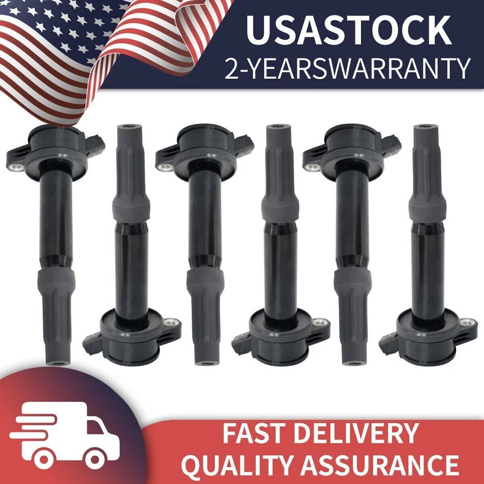 6xIgnition Coils Motorcraft DG514 For Ford Escape Fusion Lincoln Mercury 3.0L V6 Foto 2 de 4