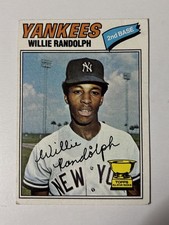 1977 Topps Set #359 Willie Randolph Excellent Cond
