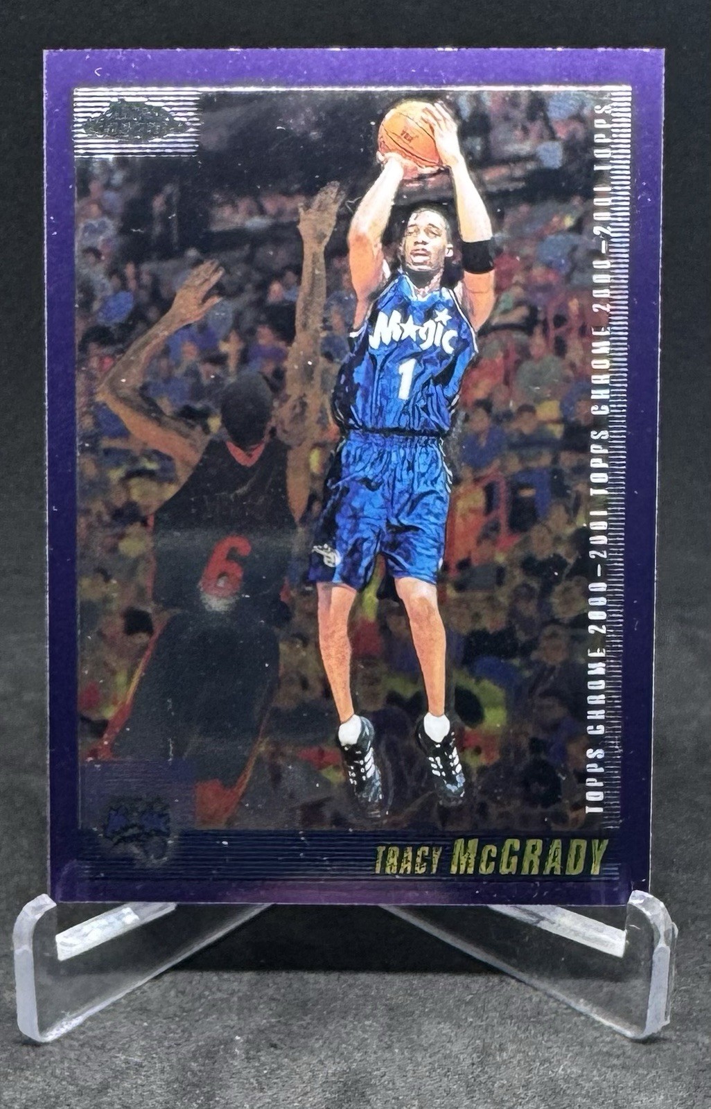 TRACY MCGRADY 2000-01 TOPPS CHROME BASKETBALL CARD # 117 ORLANDO MAGIC