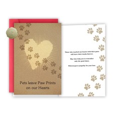 Pet Loss Sympathy Card for Dog Cat, Pet Memorial Gifts, Sympathy Gifts Loss o...