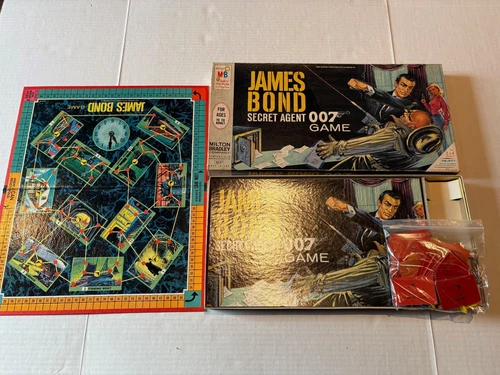 VINTAGE 1964 Milton Bradley JAMES BOND Secret Agent 007 Board Game
