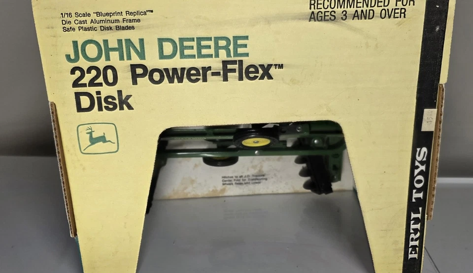 Disco Power-Flex John Deere 1/16 220, caja original EE. UU. Foto 3 de 4