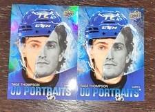 2025/26 Upper Deck Tage Thompson UD Portraits + SPECKLE P-6
