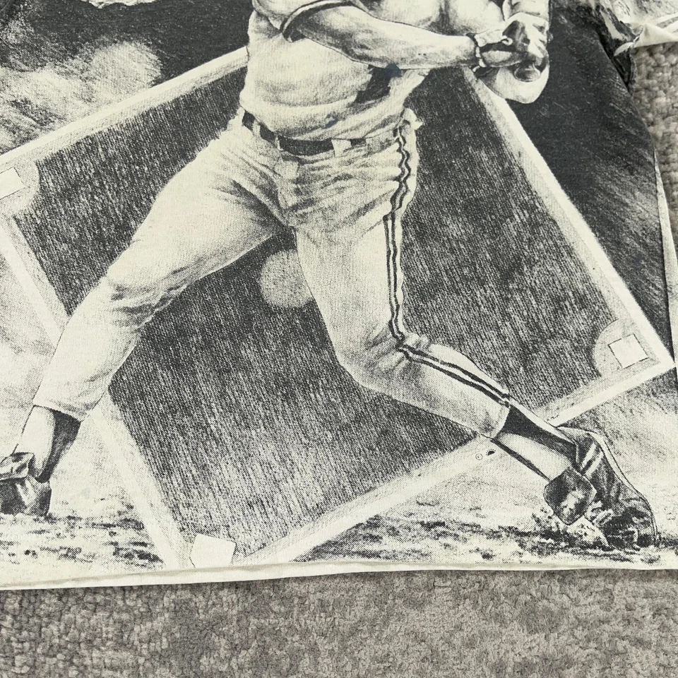 Vintage Baseball Shirt Boys 14 / 16 All Over Print Graphic 90s Tee Screen Stars - Image 3 of 4