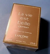 LANCOME LA VIE EST BELLE L'EXTRAIT DE PARFUM SPRAY 1.7 Oz / 50 ml BNIB & Sealed