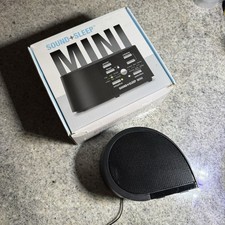 ASTI Sound + Sleep Mini ASM1014, Multi Noise Adaptive Sound Machine, Black