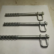 VINTAGE 3 SALEWA  CLIMBING ICE SCREWS !