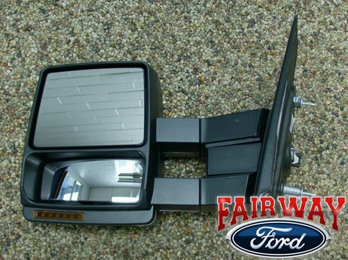 2007 thru 2014 F-150 OEM Ford Power Heat Telescopic Trailer Tow Mirror LEFT