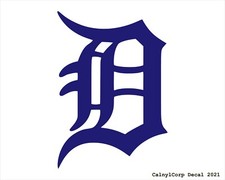 Detroit Tigers Vinyl Sticker Decal (BUY 2 GET 1 FREE)- Multi-Colors Option