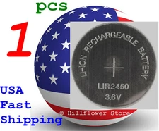 1 pcs LIR2450 2450 TT Bulk 3.6V Rechargeable LIR Genuine Lithium Battery