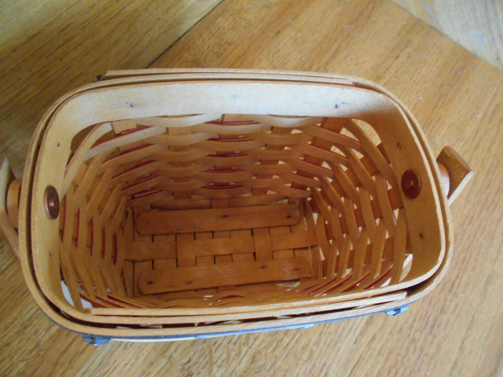 Longaberger Inaugural Basket Set 2001 patriotic handy size *shipping included!*