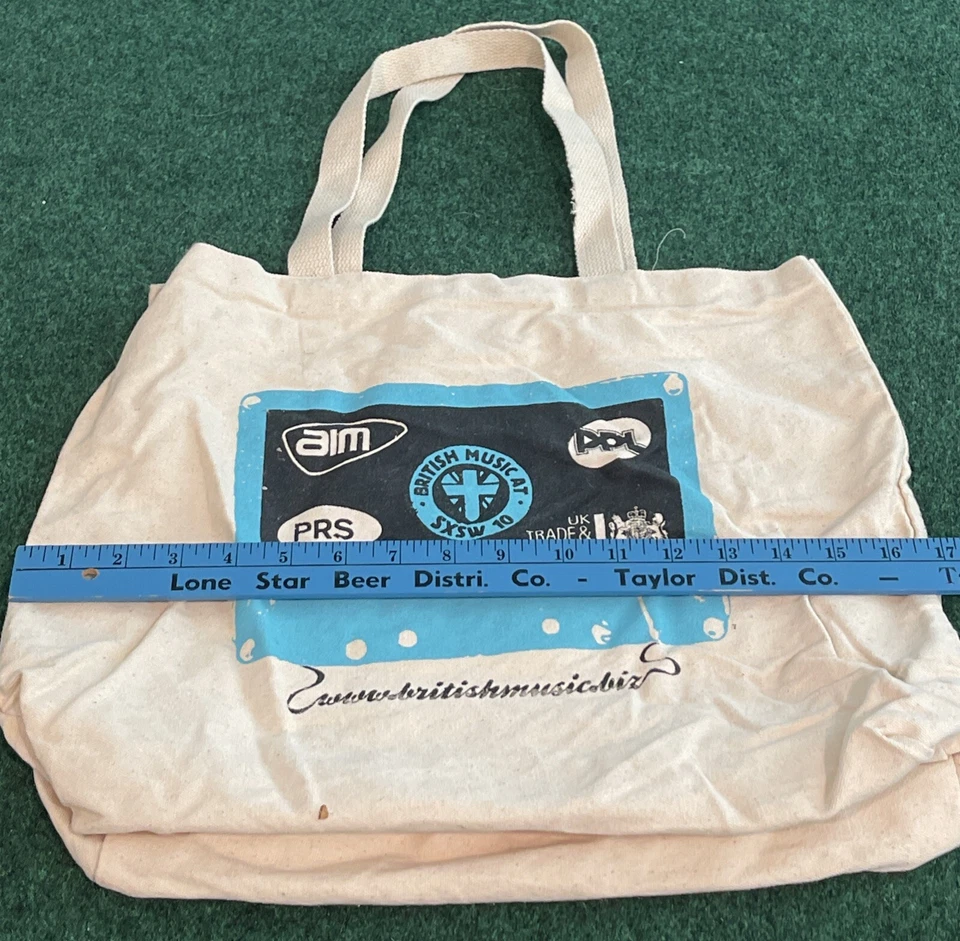 Bolso de Mano Promocional de Lona SXSW 2010 Música Conferencia Intérprete Foto 3 de 4