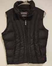 Woolrich Womens Puffer Vest Jacket Full Zip Black Insulated Ski Size Medium