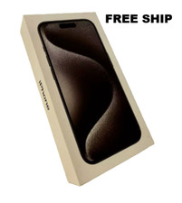 EMPTY BOX iPhone 15 Pro Max Black Titanium 256GB FREE SHIP