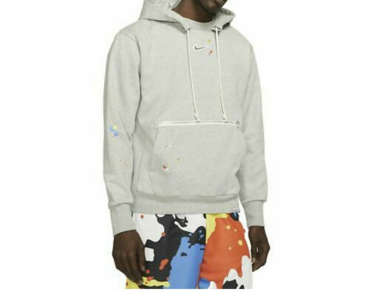 Nike Men's Standard Issue Paint Splatter Basketball Hoodie