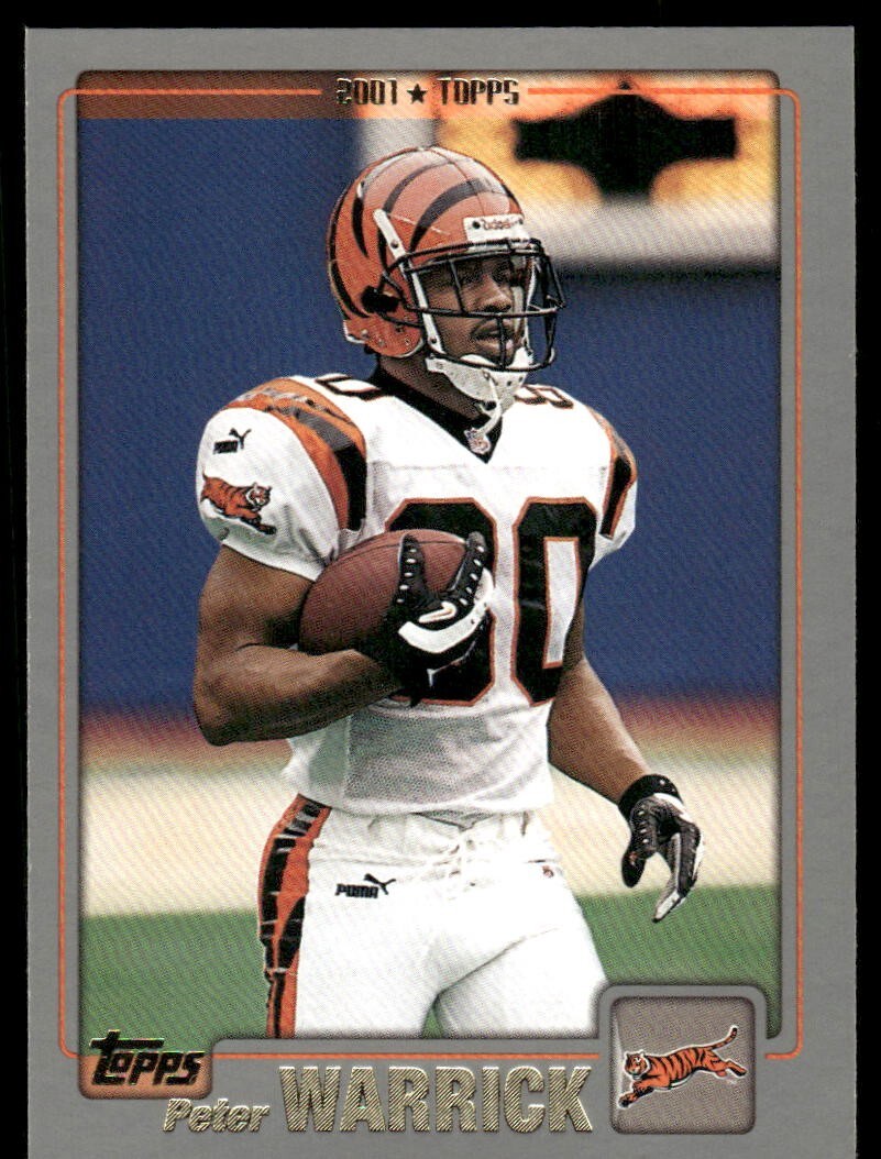 2001 Topps #92 Peter Warrick Rookie RC Bengals football card